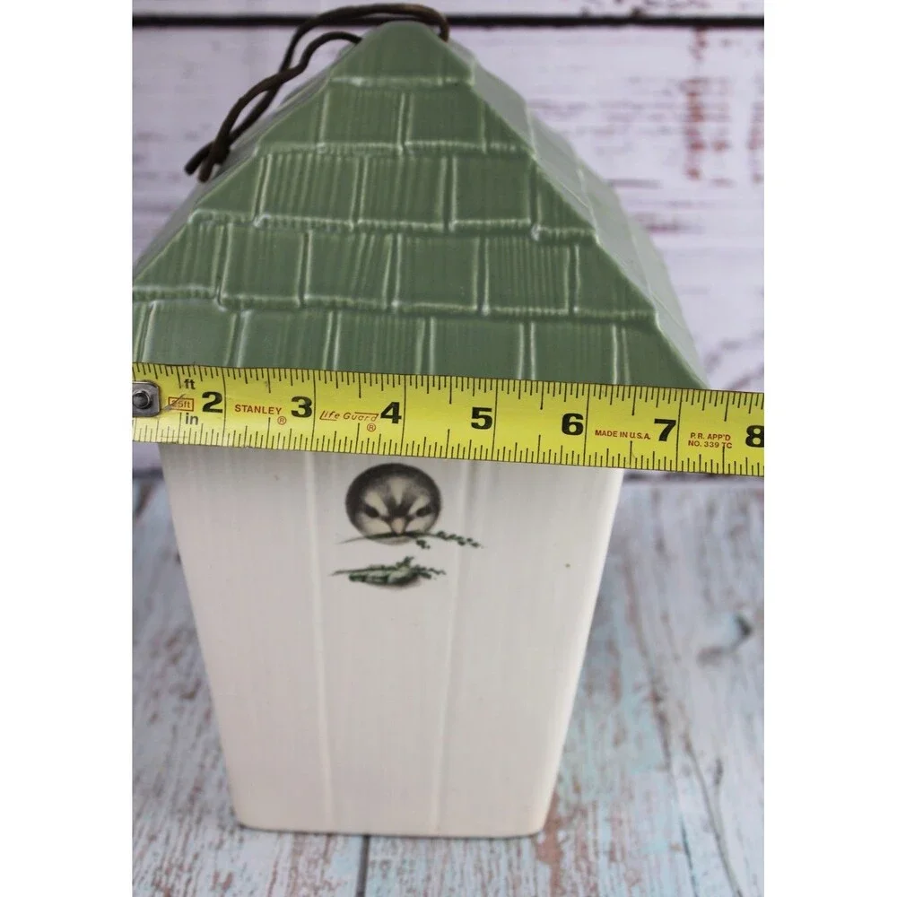 Vintage Pfaltzgraff Naturewood Birdhouse Wall Pocket Planter Made in USA